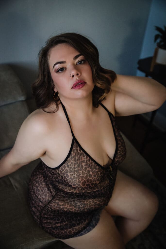 Artistic boudoir image with soft textures and composition reflecting self-care and inner strength columbia